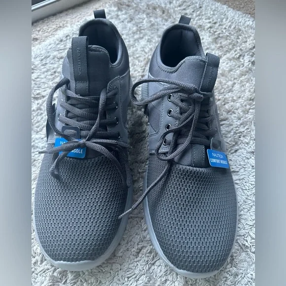 NAUTICA | NWT Men's Dark Gray Sneakers Size 12 - Picture 1 of 5